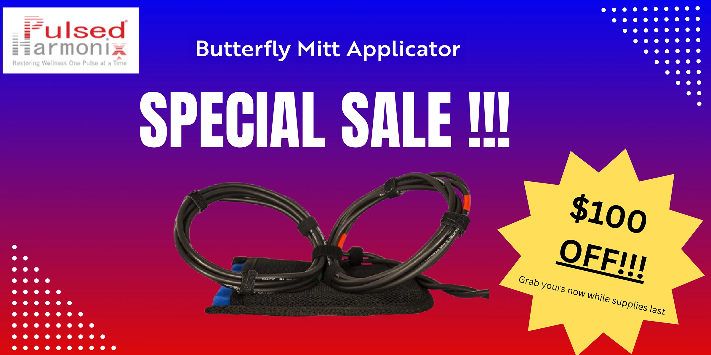 Butterfly Mitt Applicator Coupon for $100 Off